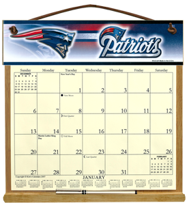 New England Patriots Calendar Holder